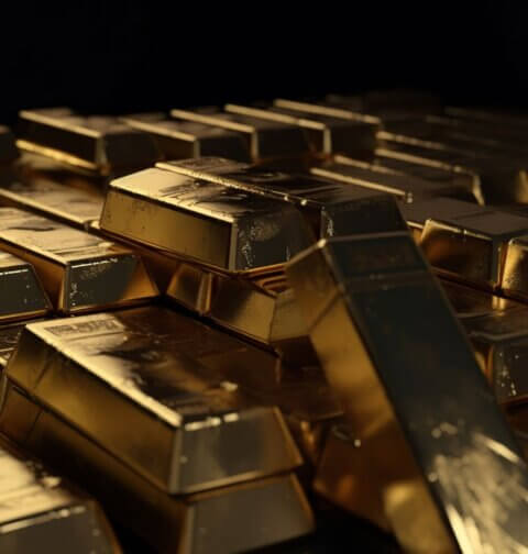 999.9 fine gold bullion bars stacked in a secure vault – long-term wealth preservation strategy used by billionaire dynasties, Rothschild-style family offices, and sovereign reserves.